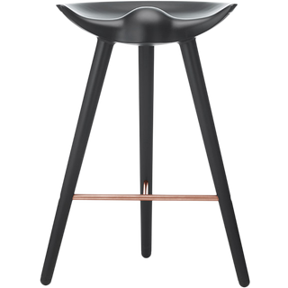 Audo ML42 Counter Barstol Sortbejdset Bøg/Kobber