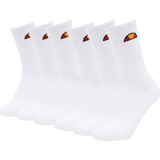 Ellesse 6 Pack Sport Socks White