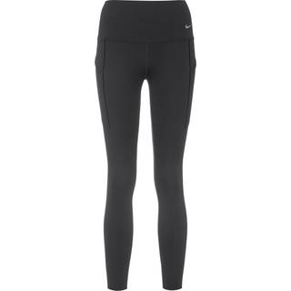 Nike Universa High-Waisted 7/8 Tights Str. S - Sort Dame Løbetights til Komfort og Støtte
