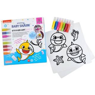 Baby shark sticker art junior