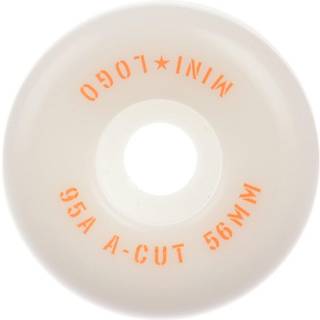 Mini Logo Skateboard Hjul A-cut "2" 52mm 95A White 4-pak