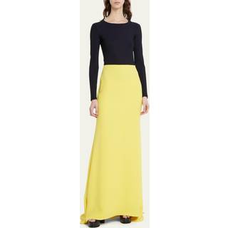 Valentino Silk maxi skirt - yellow - L