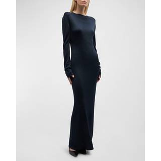 The Row Grete maxi dress - blue - M