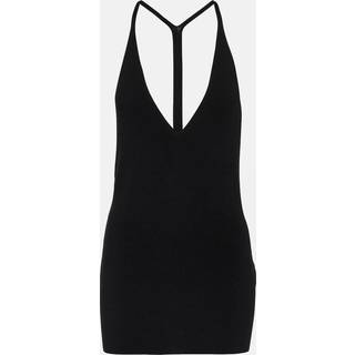 Toteme Wool and silk-blend top - black - M