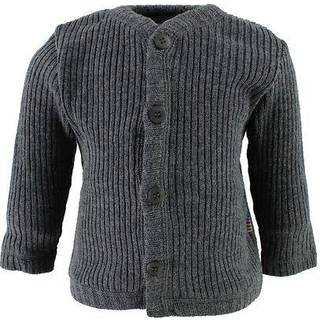 Joha uld rib cardigan grå 70