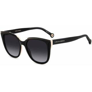 Carolina Herrera HER 0144/S KDX/9O 53 Solbriller Kvinder Black - Black Nude - 53mm