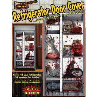 Creepy Halloween Kühlschrank Folie