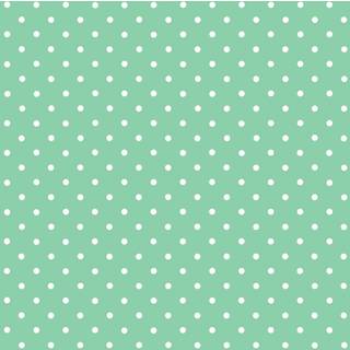 Mønstret folie-Polkaprikker - Mint-2 meter rulle-45 cm