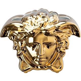 Versace - Medusa Grande Guld, Vase 21 cm - Krukker og vaser - Guld
