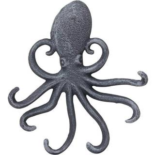 Stonebriar st?bejern bl?ksprutte dekorativ v?gkrog unik nautisk design flere kroge s?lv 6,7 """" x 6 """"