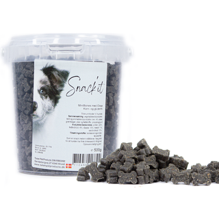 SnackIt Semi-moist mini bones, Okse, 500g