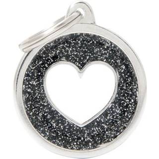 MyFamily Glitter Sort - Hjerte