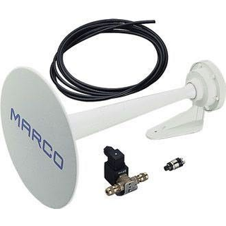 Marco PW3 horn m/kompressor, 24V 12V 6amp / 24V 3amp