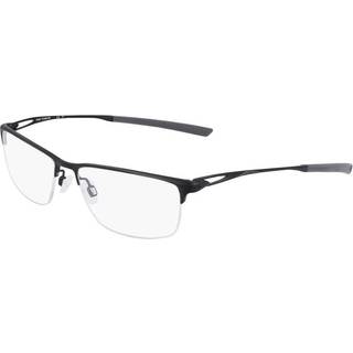 Nike Mand NIKE 6064 1 Optiske stel Titanium Satin sort/grå Firkantet Normal