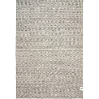 Classic Collection Herringbone Tæppe 250x350 Cm Gråt/hvidt - Ensfarvede tæpper Uld Grey White - HE164GY
