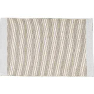 Mette Ditmer Grid Bademåtte 50x80 Cm - Badeværelsesmåtter Bomuld Sand - GRIBMB15
