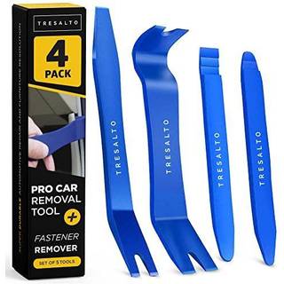 Tresalto Auto Trim Removal Tool Set - 4pcs (ingen ridseplastikpry -v?rkt?jss?t) - Auto Trim Tool Car Tools Easy Door Panel Removal Tool Fastener