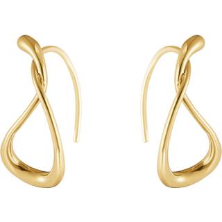 MERCY Øreringe, hoops, små, Georg Jensen, 18 kt. guld