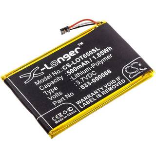 Batteri til Logitech 1506, 3.7V, 500mAh Batteri til Fjernbetjening