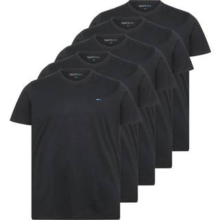 BadRhino Big & Tall BadRhino Big & Tall Black 100% Cotton T-Shirts 5-Pack