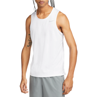 Nike Miler Dri-FIT-løbetanktop til mænd - hvid - XXL