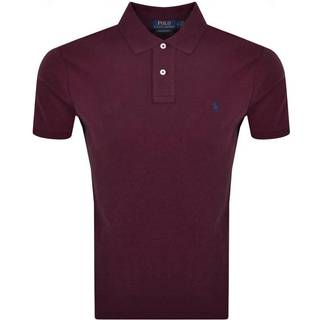 Polo Ralph Lauren Custom Slim Fit Polo Spring Wine Heather