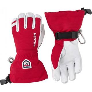 Hestra Army Leather Heli Ski, skihandsker, junior, pink