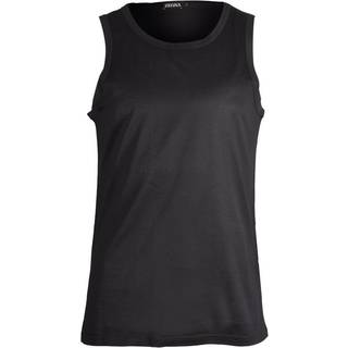 Ermenegildo Zegna Herren Tanktop schwarz Reine Baumwolle unifarben