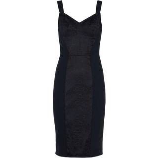 Dolce&Gabbana Lace-paneled bustier dress - black - M
