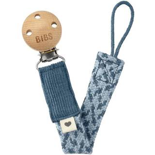 BIBS Pacifier Clip Braided Sand/Ivory