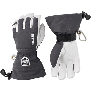 Army Leather Heli Ski JR - 5 Finger Black (4)