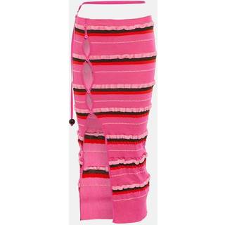 Jacquemus La Jupe Maille Concha midi skirt - pink - M