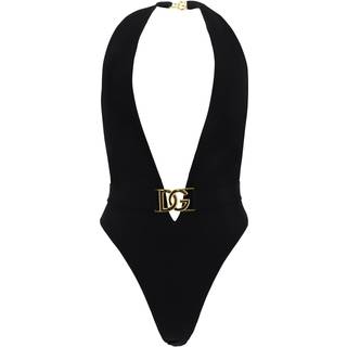 Dolce&Gabbana Halterneck swimsuit - black - XL