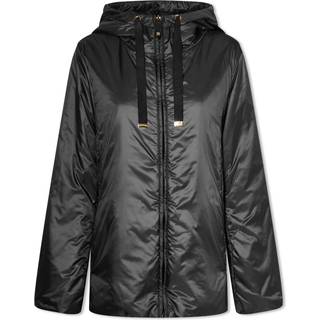 Max Mara Greenh coated canvas rain jacket - black - M