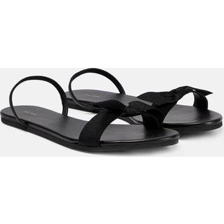 The Row Bow leather slingback sandals - black - EU 38.5