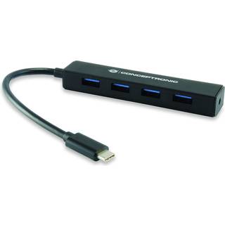 USB-HUB 4-Port USB3.1 Type-C -> 4x USB 3.0 sw