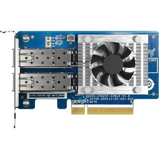 QNAP 2 PORT SFP28 25GBE NW EXP CARD LOWPROFILE FORMFACT PCIEGEN4 X8 CTLR