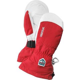 Hestra Army Leather Heli Ski Jr, skiluffer, junior, rød