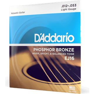 Daddario EJ16 Phosphor Bronze Guitarstrenge (Light, 12-53)