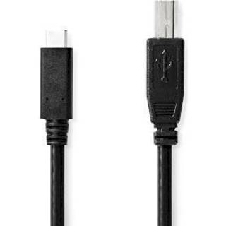 Nedis USB-C til USB-B 2.0 han kabel - 2 m