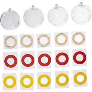 16 mm Push Button / E-Stop Lockout Baser, 5 Pk.