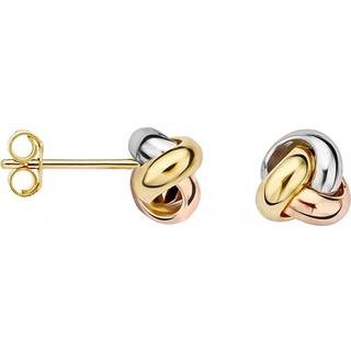 Blush 7157WYR Ohrstecker für Damen 585 Gold Dreifarbig