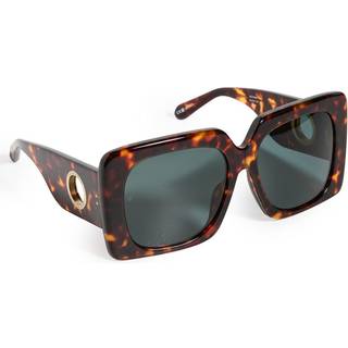 Linda Farrow SIERRA LFL1346 C3 61 Solbriller Kvinder Tortoiseshell - Dark Tortoise - 61mm