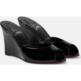 Christian Louboutin Me Dolly Zeppa patent leather sandals - black - EU 41