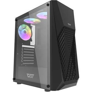 Computer kabinet Darkflash DK150 med 3 blæsere (sort)