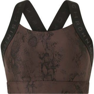 Röhnisch Women's Kay Printed Sports Bra Brown Snake, XS