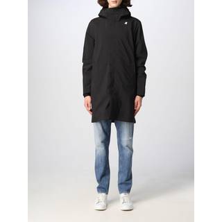 K-WAY Herren Regenjacke schwarz unifarben