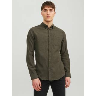 Classic Melange Skjorte, Rosin, S