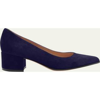 Gianvito Rossi Piper suede pumps - blue - EU 35