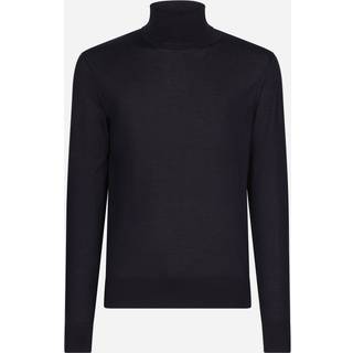 Dolce&Gabbana Cashmere-blend turtleneck sweater - blue - EU 54